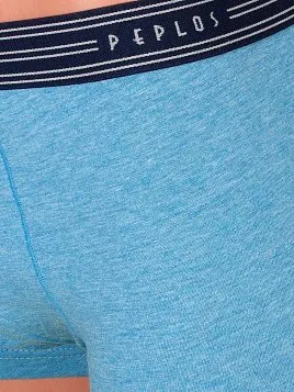 ТРУСЫ БОКСЕРЫ МУЖСКИЕ PEPLOS UW21013-BX ГОЛУБОЙ