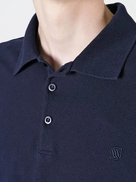 РУБАШКА-ПОЛО ПОДРОСТКОВАЯ С ДЛИННЫМ РУКАВОМ PEPLOS TS23T25-P ТЕМНО-СИНИЙ