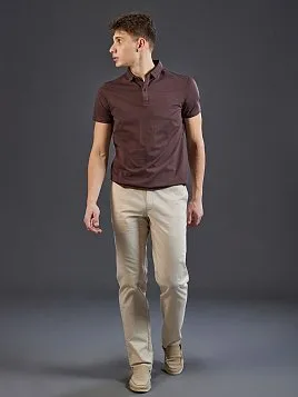 ЛЬНЯНЫЕ БРЮКИ НА КУЛИСКЕ P2621-R БЕЖЕВЫЕ