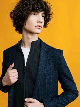 ПИДЖАК ПОДРОСТКОВЫЙ PEPLOS JA24T052-SL ТЕМНО-СИНИЙ