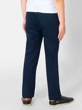 БРЮКИ ДЛЯ МАЛЬЧИКА МЛ. ШКОЛА PEPLOS P21B01-R ТЕМНО-СИНИЙ