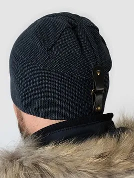 ШАПКА МУЖСКАЯ PEPLOS HM2409 ТЕМНО-СИНИЙ