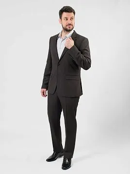 КОСТЮМ МУЖСКОЙ PEPLOS SU25107-R КОРИЧНЕВЫЙ