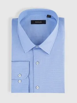 СОРОЧКА МУЖСКАЯ PEPLOS SH25134-C СИНИЙ