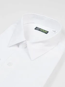 СОРОЧКА ПОДРОСТКОВАЯ PEPLOS SH22T003-C БЕЛЫЙ С МИКРОДИЗАЙНОМ