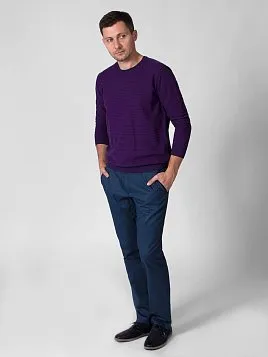 ДЖЕМПЕР МУЖСКОЙ PEPLOS KN21J010 ФИОЛЕТОВЫЙ