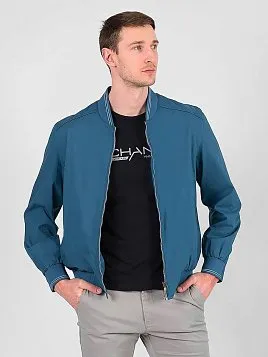 ВЕТРОВКА-БОМБЕР МУЖСКАЯ PEPLOS OW2028-SJ ГОЛУБОЙ