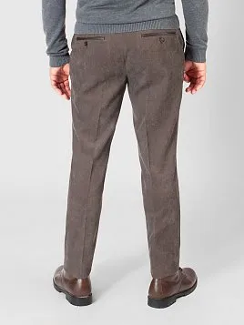 БРЮКИ МУЖСКИЕ PEPLOS TR22023-222-4П КОРИЧНЕВЫЙ