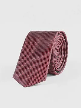 ГАЛСТУК МУЖСКОЙ PEPLOS БОРДОВЫЙ. МИКРОДИЗАЙН (250/17)