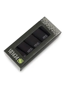НОСКИ МУЖ. PEPLOS НАБОР 5 ПАР SBOX2602 ЧЁРНЫЕ