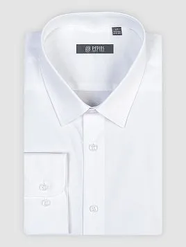 СОРОЧКА МУЖСКАЯ PEPLOS SH22003-SL БЕЛЫЙ
