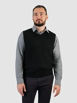ЖИЛЕТ МУЖСКОЙ PEPLOS KN25V009 ЧЁРНЫЙ