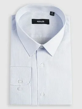 СОРОЧКА МУЖСКАЯ PEPLOS SH25062-R ГОЛУБОЙ