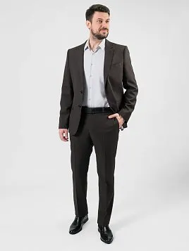 КОСТЮМ МУЖСКОЙ PEPLOS SU25107-R КОРИЧНЕВЫЙ