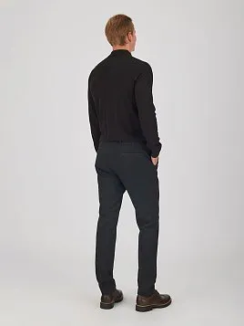 МУЖСКИЕ БРЮКИ ИЗ ЭЛАСТИЧНОЙ ТКАНИ TR26124-200 ТЕМНО-СЕРЫЕ