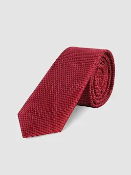 ГАЛСТУК МУЖСКОЙ PEPLOS КРАСНЫЙ. ФАКТУРА (250/157485-4)