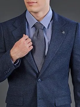 СИНИЙ КОСТЮМ PEPLOS SU26135-R