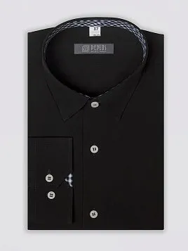 СОРОЧКА ПОДРОСТКОВАЯ PEPLOS SH19T151-SL ЧЕРНЫЙ