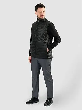 ЖИЛЕТ МУЖСКОЙ PEPLOS OW2529-V ЧЁРНЫЙ