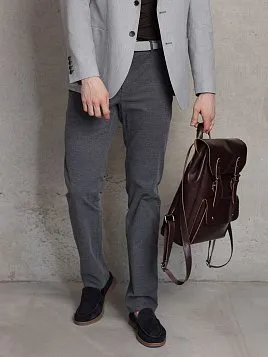 БРЮКИ МУЖСКИЕ PEPLOS P2511-SL ТЕМНО-СЕРЫЙ