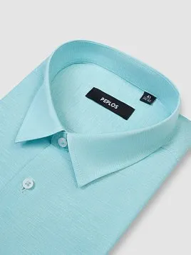 СОРОЧКА МУЖСКАЯ PEPLOS SH24245-K-R ЗЕЛЕНЫЙ