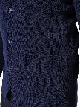 КАРДИГАН МУЖСКОЙ PEPLOS KN24C010 ТЕМНО-СИНИЙ