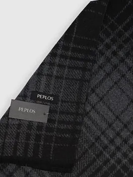 ШАРФ МУЖСКОЙ PEPLOS SF2609 ТЕМНО-СЕРЫЙ