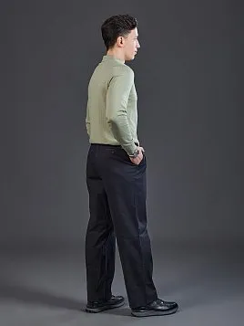 ТРИКОТАЖНАЯ РУБАШКА KN26SH057 ЗЕЛЕНАЯ