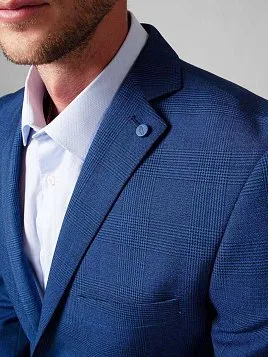 ПИДЖАК МУЖСКОЙ PEPLOS JA20029-SL СИНИЙ