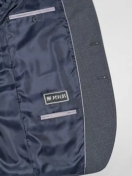 КОСТЮМ МУЖСКОЙ PEPLOS SU23116-SL ТЕМНО-СЕРЫЙ