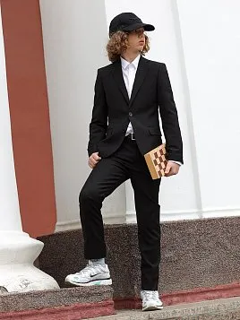 КОСТЮМ ДЛЯ МАЛЬЧИКА PEPLOS SU25J101-SL ЧЁРНЫЙ