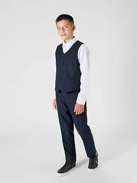 ЖИЛЕТ ДЛЯ МАЛЬЧИКА PEPLOS V21J002-332 ТЕМНО-СИНИЙ