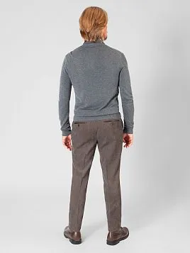 БРЮКИ МУЖСКИЕ PEPLOS TR22023-222-4П КОРИЧНЕВЫЙ