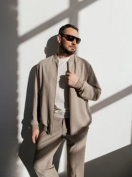 БОМБЕР МУЖСКОЙ PEPLOS JA24127-B БЕЖЕВЫЙ