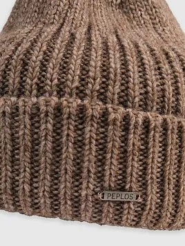 МУЖСКАЯ ШАПКА HM2604 СЕРО-КОРИЧНЕВАЯ