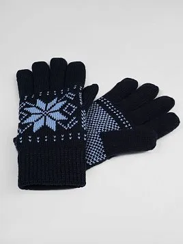 ПЕРЧАТКИ МУЖСКИЕ ТРИКОТАЖНЫЕ PEPLOS G2304 СИНИЙ