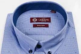 СОРОЧКА МУЖСКАЯ MAJESTIC LEGATE SH19076-SL СИНИЙ
