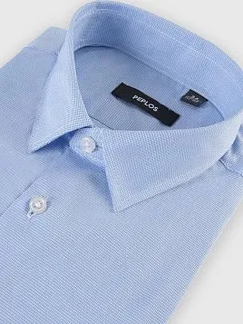 СОРОЧКА ДЛЯ МАЛЬЧИКА PEPLOS SH24J065-K-R СИНИЙ