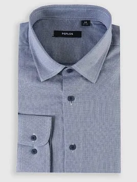 СОРОЧКА ПОДРОСТКОВАЯ PEPLOS SH24T132-SL СИНИЙ