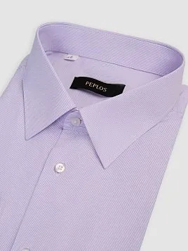 МУЖСКАЯ СОРОЧКА SH26041-C СИРЕНЕВАЯ