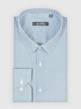 СОРОЧКА МУЖСКАЯ PEPLOS SH23073-SL ГОЛУБОЙ