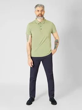 РУБАШКА-ПОЛО МУЖСКАЯ PEPLOS TS22014-P ЗЕЛЕНЫЙ