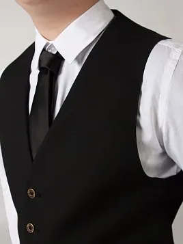 ЖИЛЕТ ПОДРОСТКОВЫЙ PEPLOS V19T018 ЧЕРНЫЙ