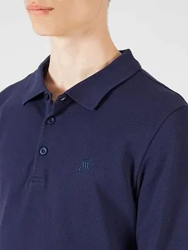 РУБАШКА-ПОЛО ПОДРОСТКОВАЯ С ДЛИННЫМ РУКАВОМ PEPLOS TS22T15-P ТЕМНО-СИНИЙ