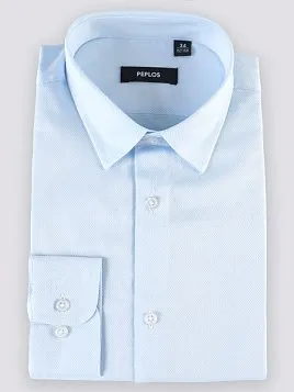 СОРОЧКА ДЛЯ МАЛЬЧИКА PEPLOS SH24J063-SL ГОЛУБОЙ