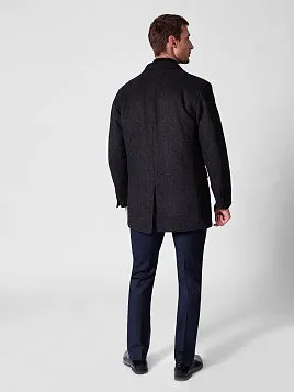 ПАЛЬТО МУЖСКОЕ PEPLOS OW2007-CT СЕРЫЙ