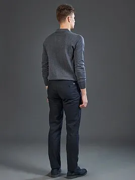 ТРИКОТАЖНАЯ РУБАШКА KN26SH052 ТЕМНО-СЕРАЯ