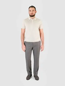 ТРИКОТАЖНАЯ РУБАШКА МУЖ. PEPLOS KN24SH036 БЕЖЕВЫЙ