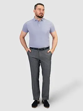 РУБАШКА-ПОЛО МУЖСКАЯ PEPLOS TSP25053-R ГОЛУБОЙ