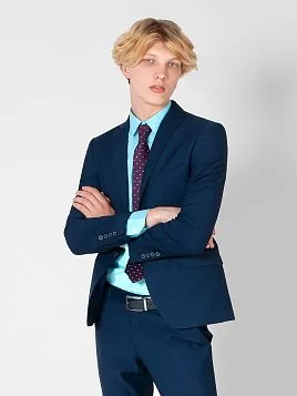 КОСТЮМ ПОДРОСТКОВЫЙ PEPLOS SU20T019 СИНИЙ